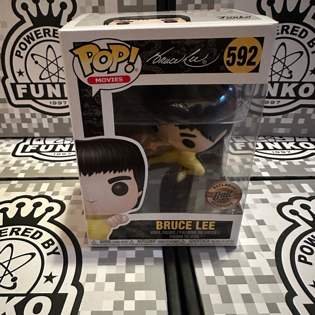 Funko Pop Movies Bruce Lee Vinyl Figure 592 Bait Exclusive Brand New Nib